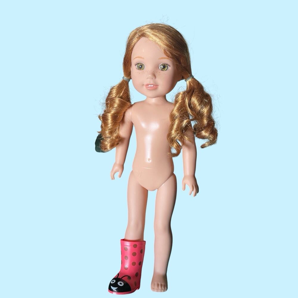 American Girl Wellie Wisher WILLA Doll 14.5” Strawberry Red Hair Green eyes